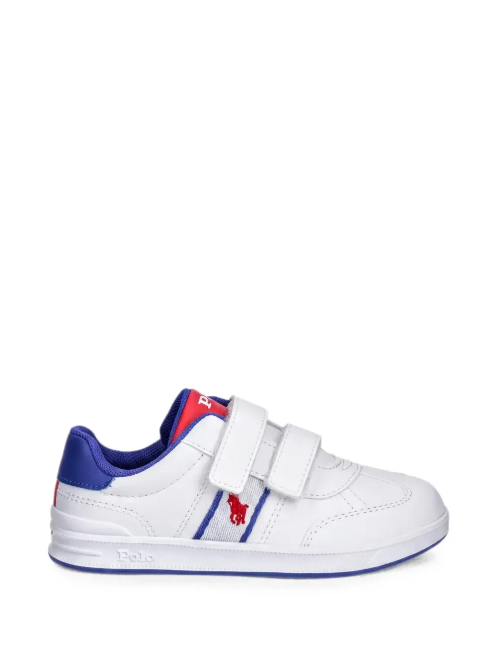 Кроссовки Heritage Court III с ремешками на липучках POLO RALPH LAUREN KIDS, белый — фото 2