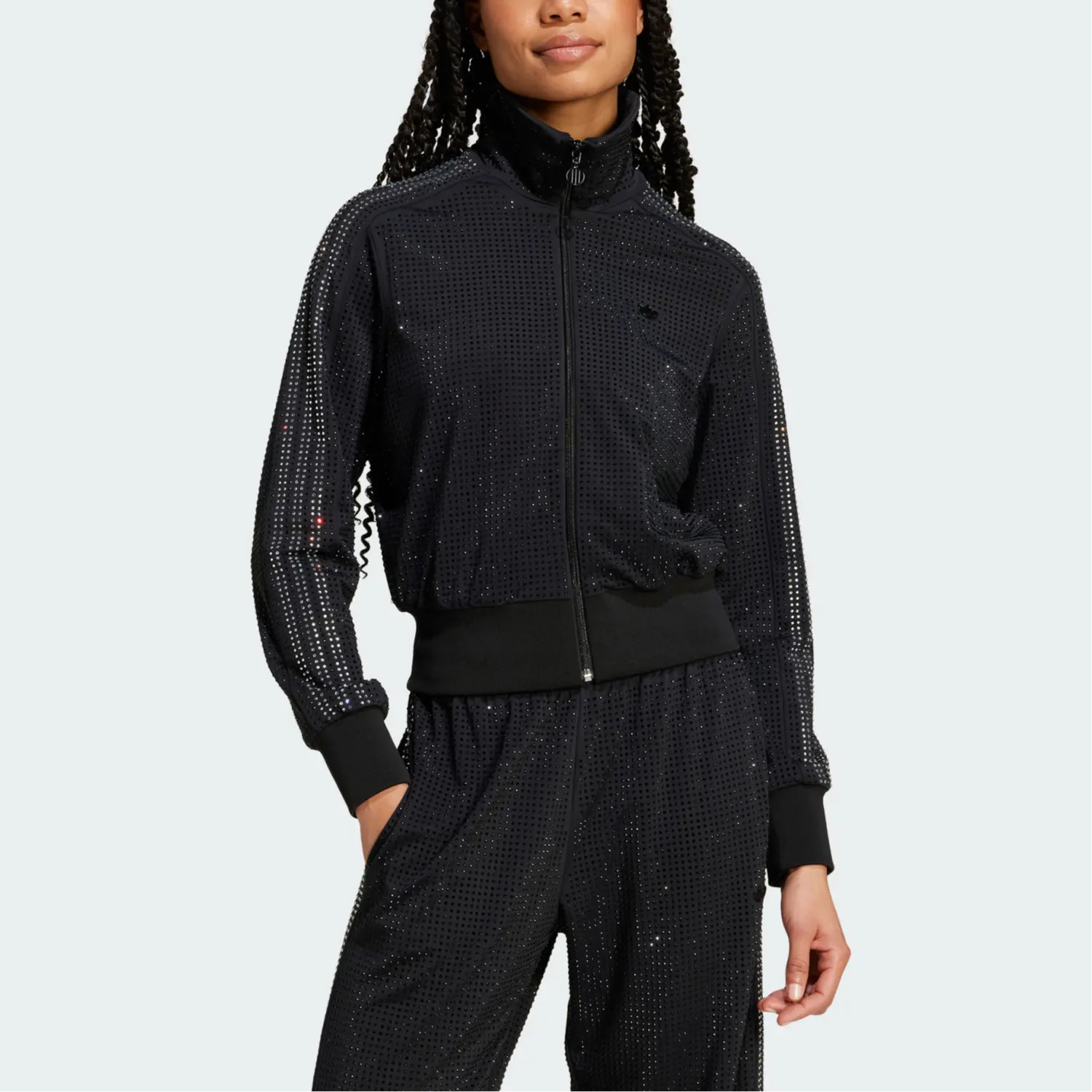 Толстовка Adidas Stones Adidas Originals, черный — фото 4