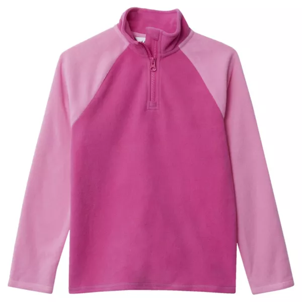 

Флисовый свитер с четвертной молнией для мальчиков 8-20 лет Lands' End, цвет violet fuchsia pink