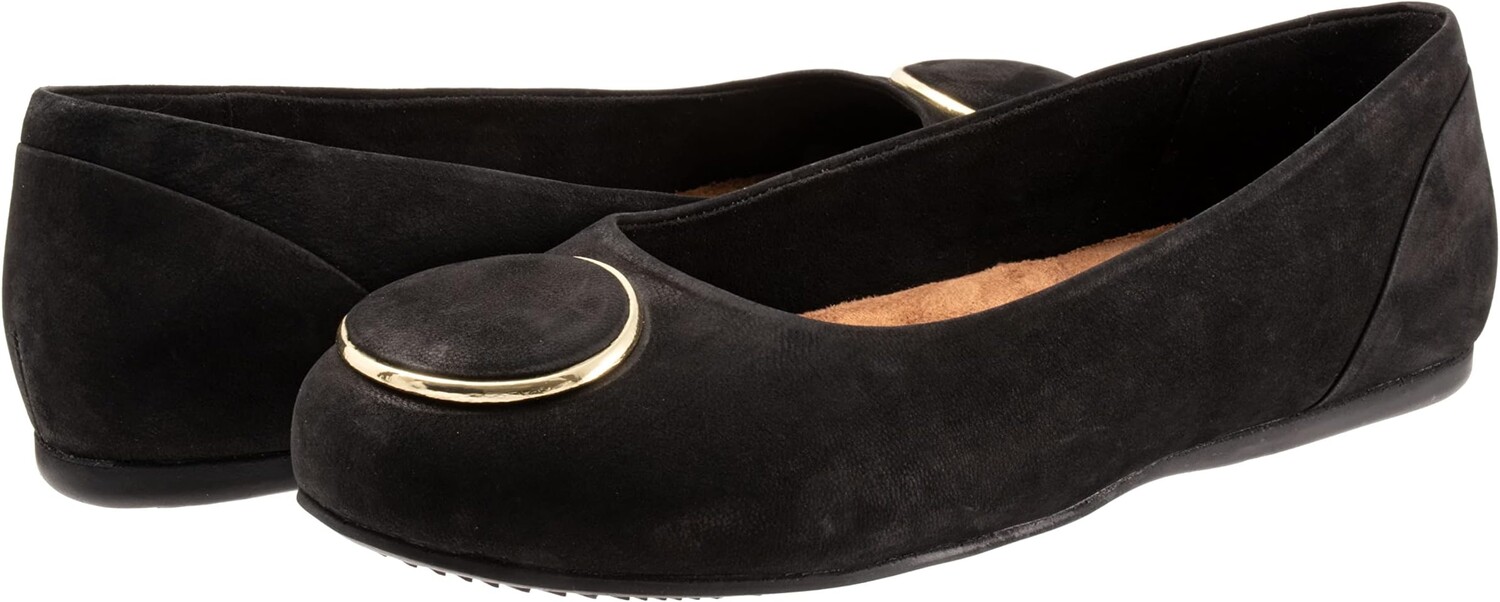 

Туфли на плоской подошве SoftWalk Sonoma Halo, цвет Black Nubuck