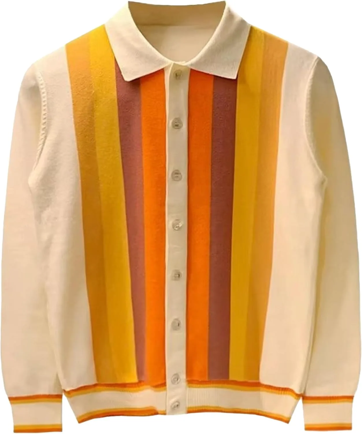 

JEShifangjiusu мужской кардиган с отложным воротником и карманами