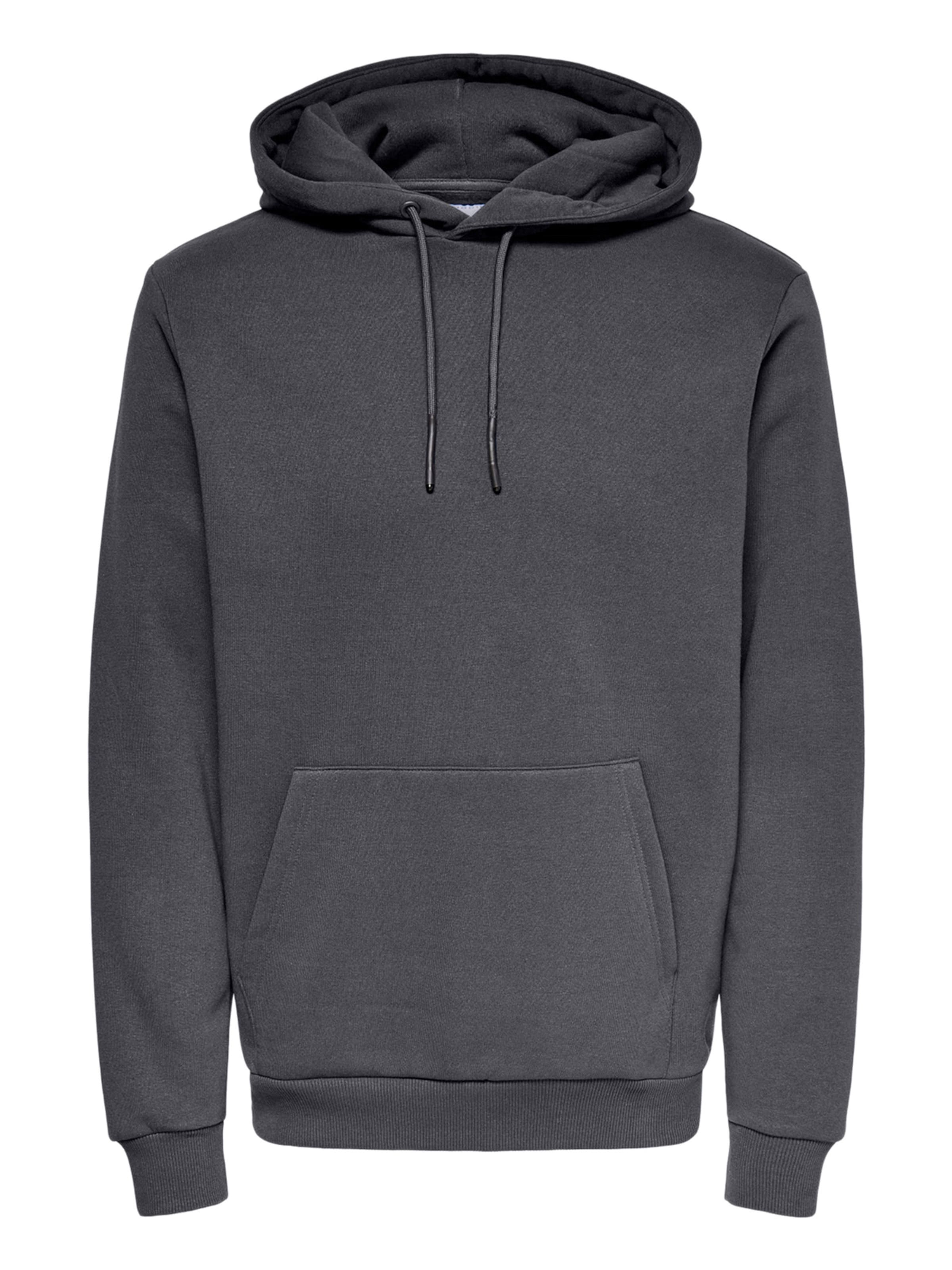 

Only & Sons Толстовка 'Ceres' Regular fit в темно-сером цвете