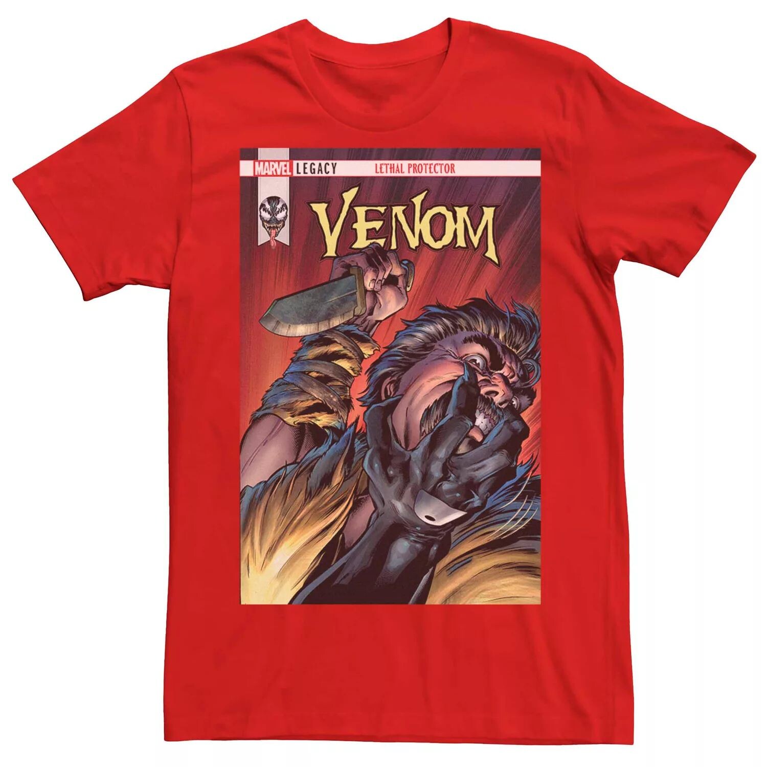 

Мужская футболка с обложкой комиксов Marvel Venom Licensed Character