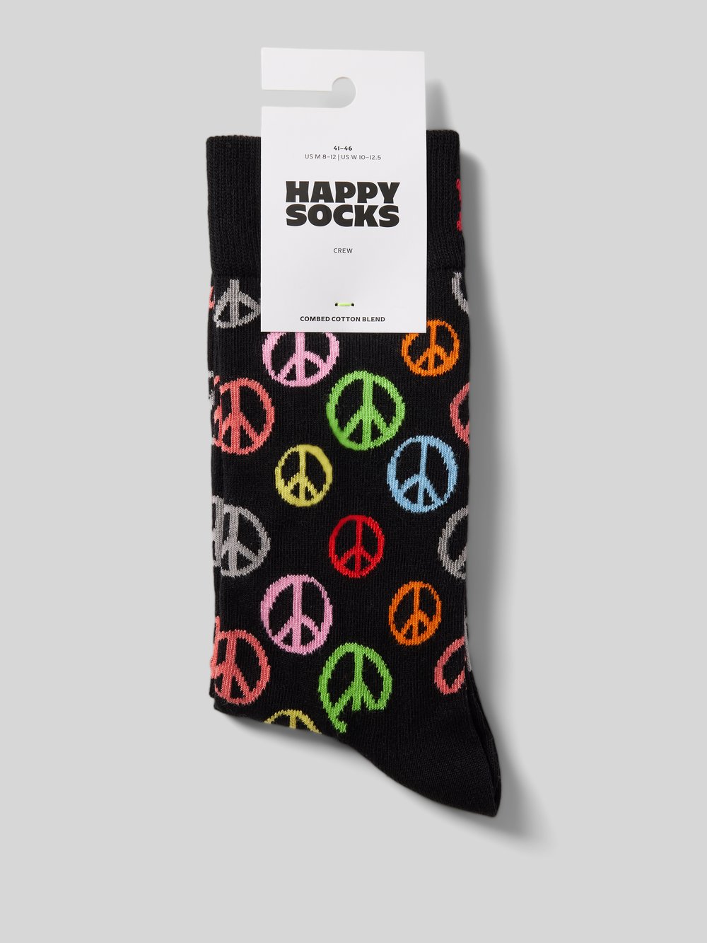 

Носки с узорчатой ​​вышивкой модель «Мир» Happy Socks, черный