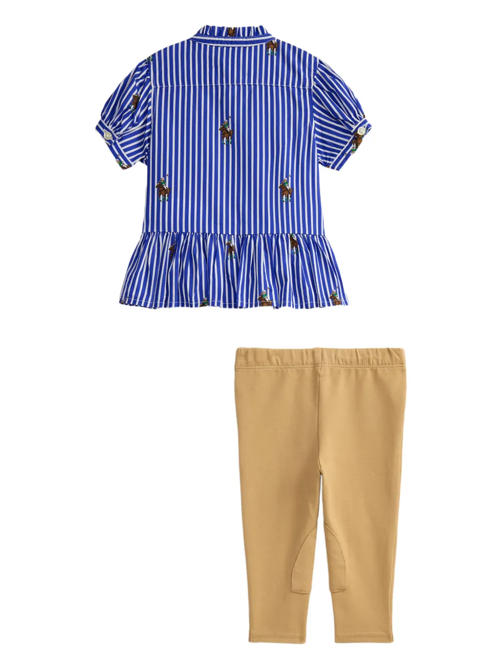 Комплект из брюк с медвежонком polo POLO RALPH LAUREN KIDS, синий — фото 2