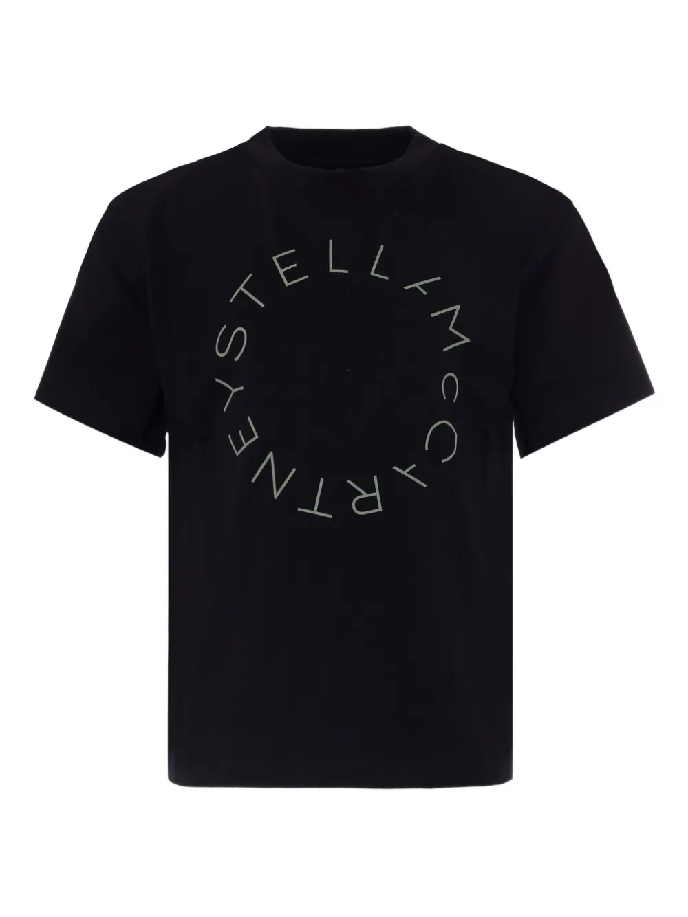 

Футболка с круглым логотипом Stella McCartney Kids, черный