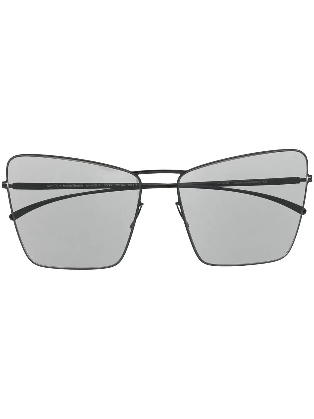 

Солнцезащитные очки в квадратной оправе Mykita, черный