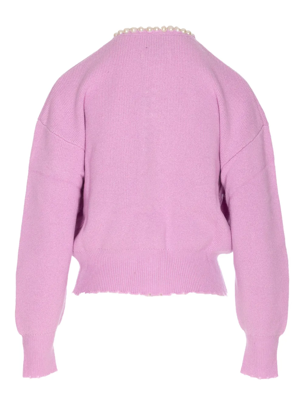 

Кардиган с круглым вырезом, украшенный жемчугом Essentiel Antwerp, фиолетовый