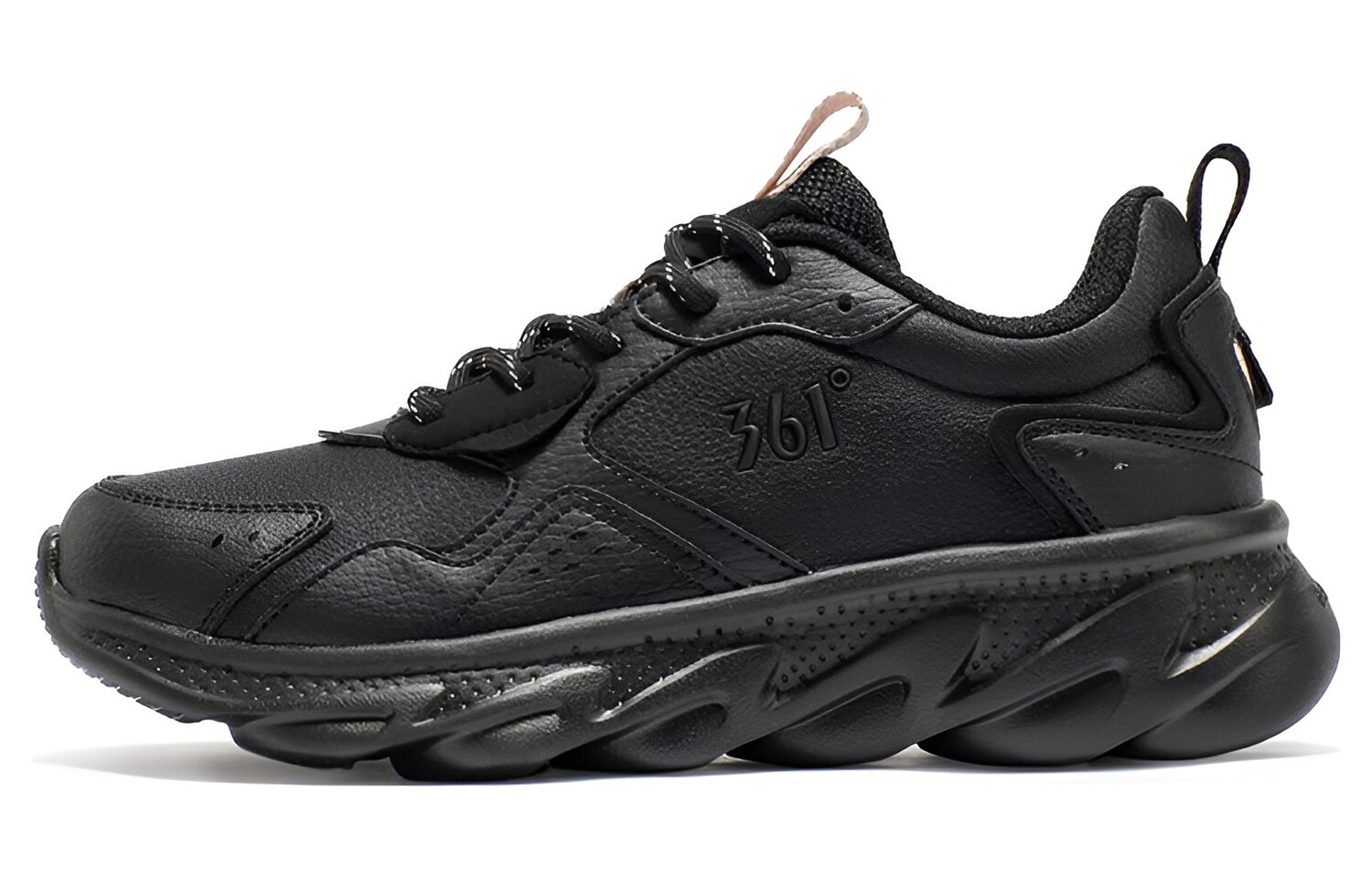 

Кроссовки женские низкие Obsidian Black/Soft Pink 361°