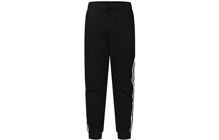

Трикотажные спортивные штаны женские черные Adidas