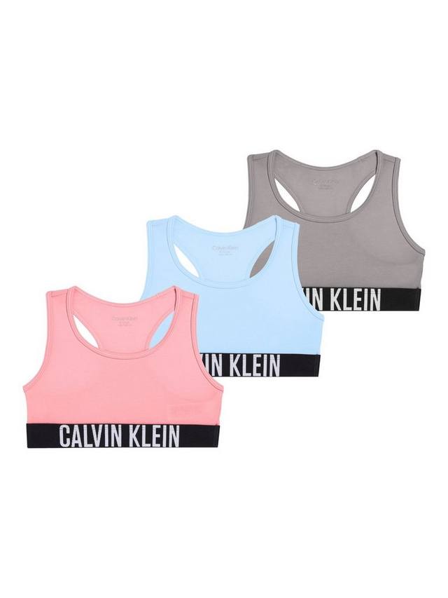 

Детский браслет INTENSE POWER из хлопка Calvin Klein, Pack of 3, Blue/Red/Grey