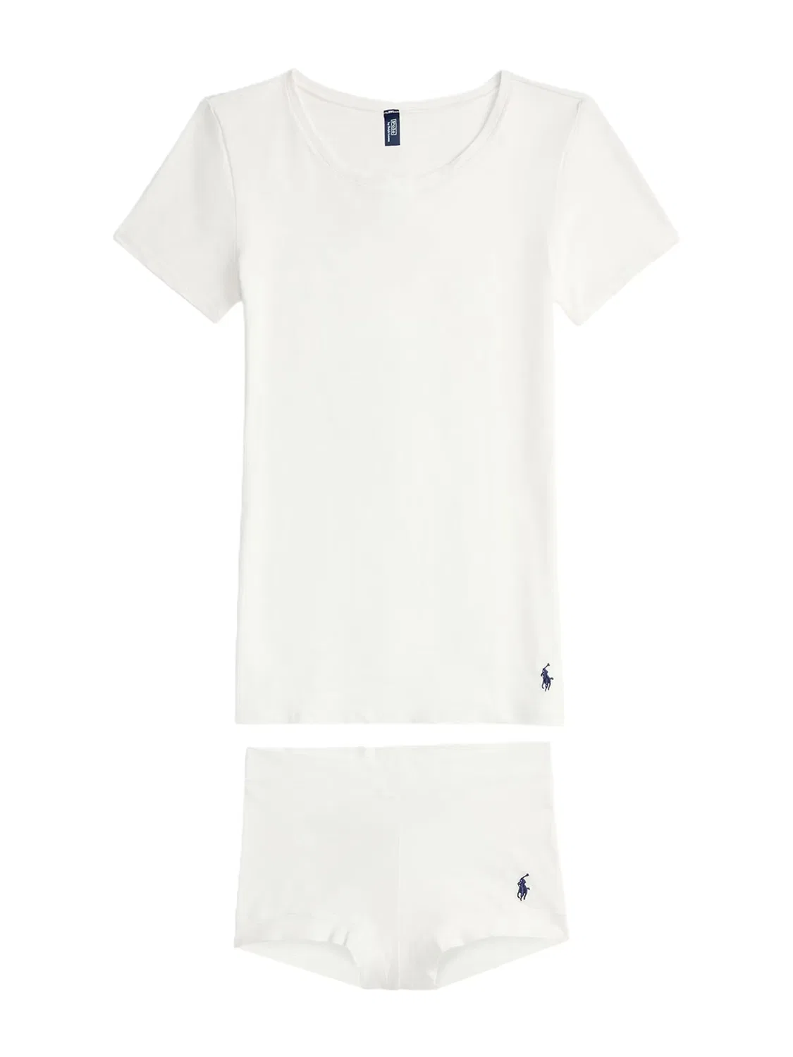 Пижама 'Клуб Коттон' Polo Ralph Lauren, White