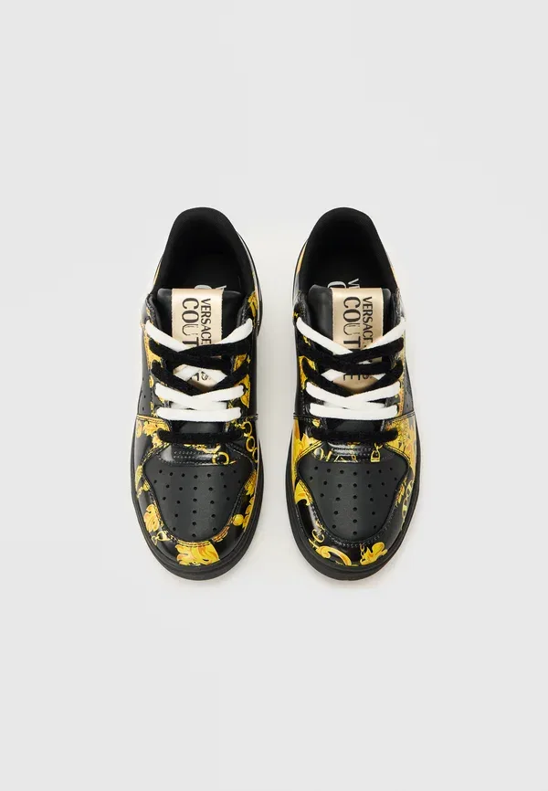 Кроссовки Versace Jeans Couture Starlight, черно-золотистый — фото 4