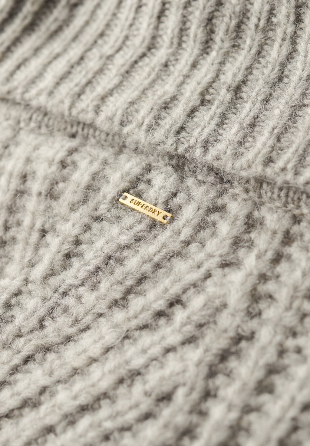

Джемпер BRUSHED SLOUCH NECK Superdry, серый