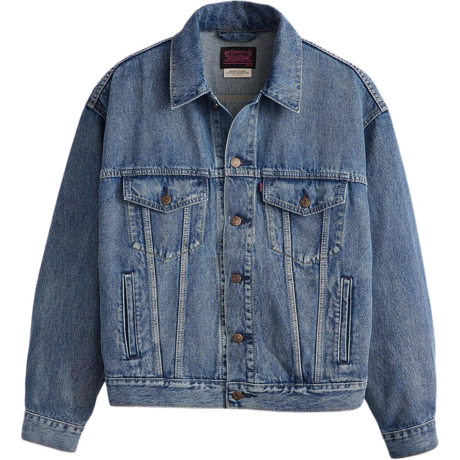 

Levis Джинсовая куртка Левис Тракер на пуговицах, Medium Blue