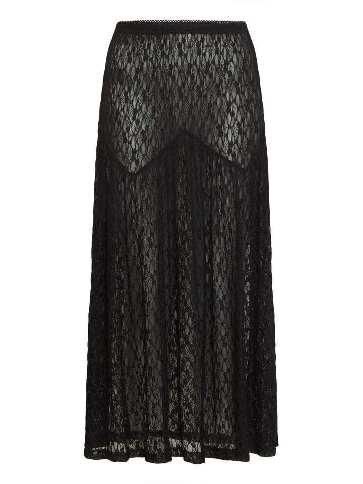 

ICHI Юбка IXLACEY стандартного кроя, черная