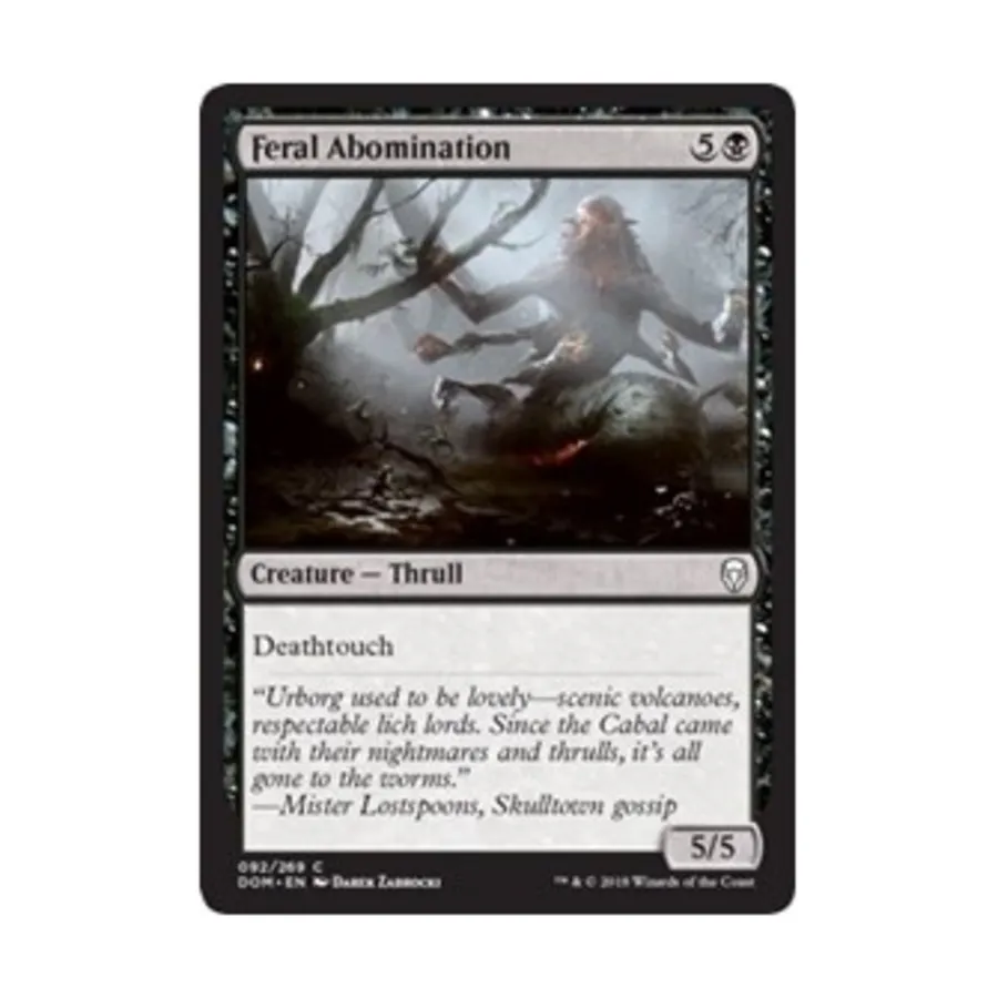 

CCG Дикая мерзость (C) (фольга), MTG - Dominaria