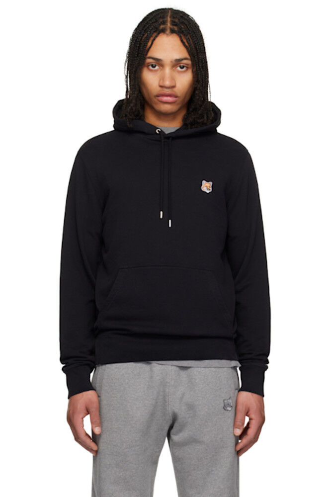 

Толстовка с капюшоном Black Fox Head Patch Regular Maison Kitsuné