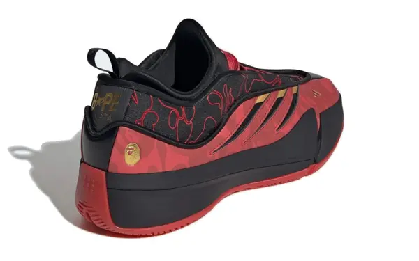 Кроссовки xa bathing ape dame 9 Adidas, черный — фото 4