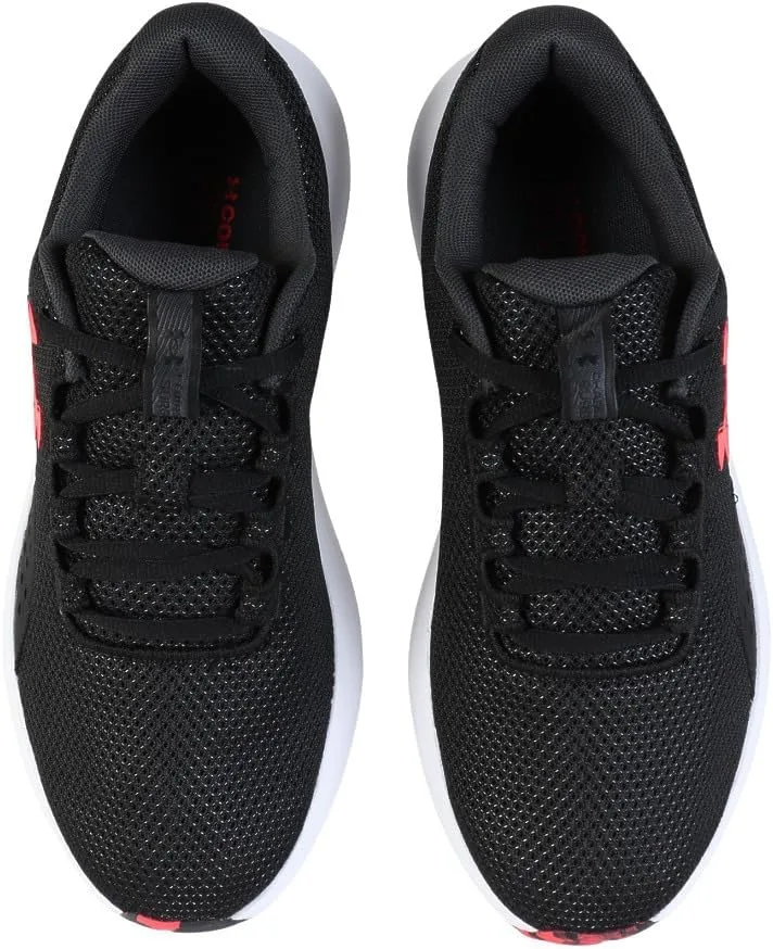Мужские беговые кроссовки Under Armour UA Charged Surge 4, черный/красный — фото 2