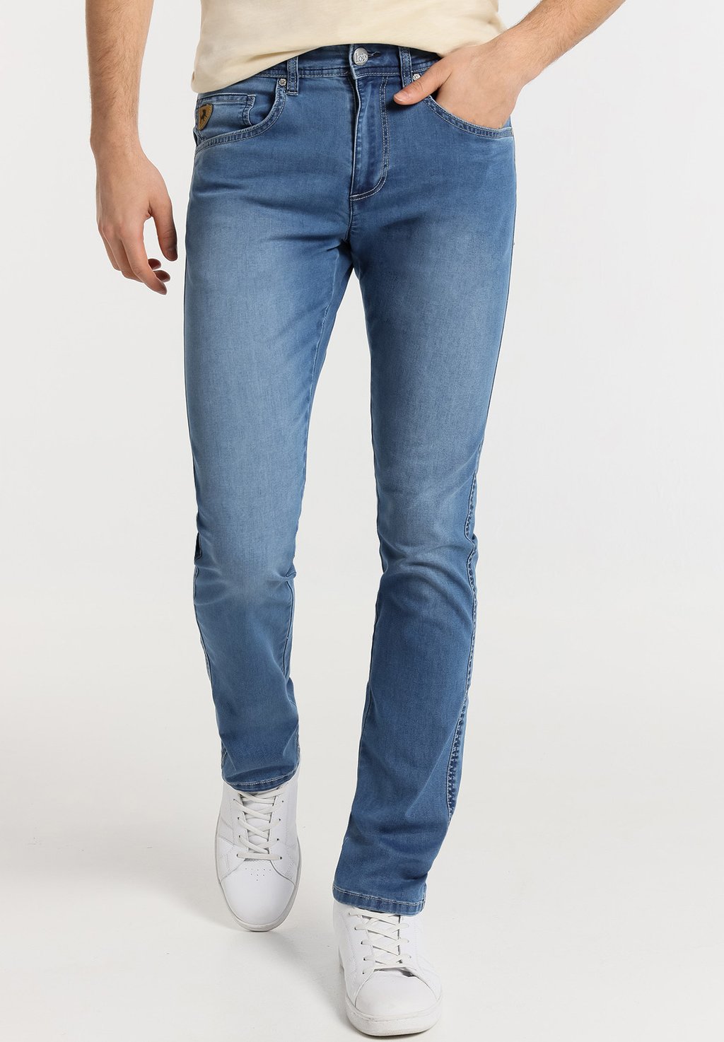 

Джинсы облегающего кроя MITTLERE BUNDHÖHE LOIS Jeans, синий