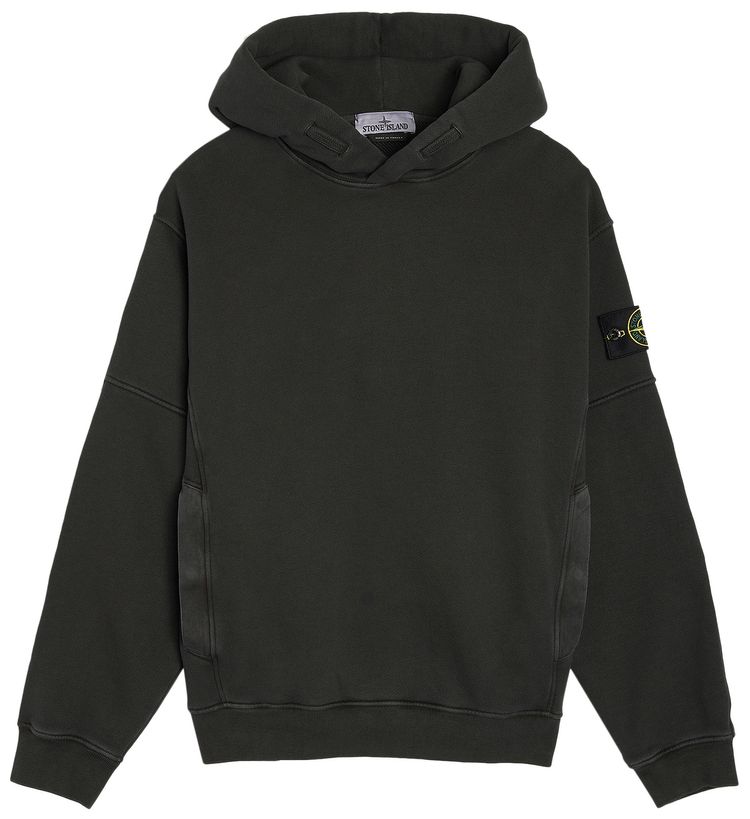 

Худи Stone Island Garment Dyed Hoodie 'Black', черный