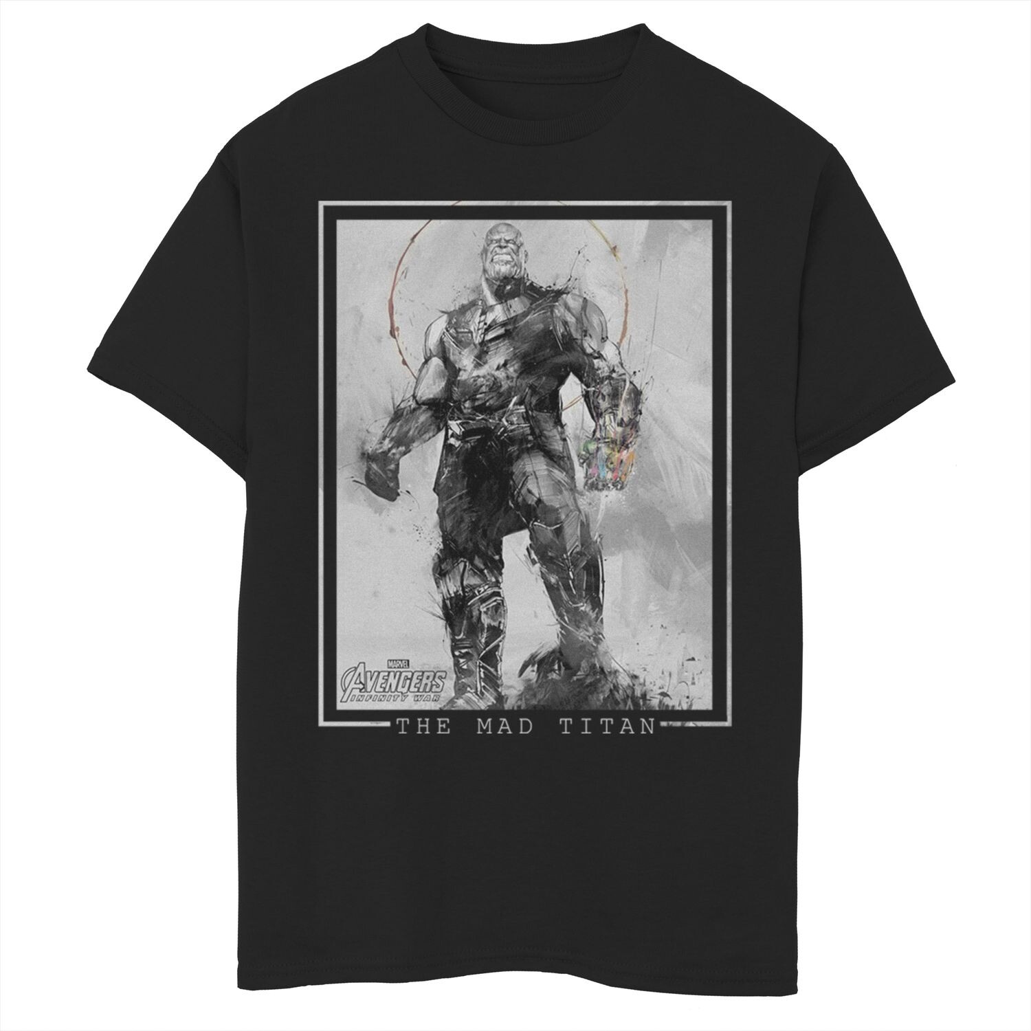 

Футболка с рисунком Marvel Avengers Mad Titan Thanos для мальчиков 8–20 лет Licensed Character