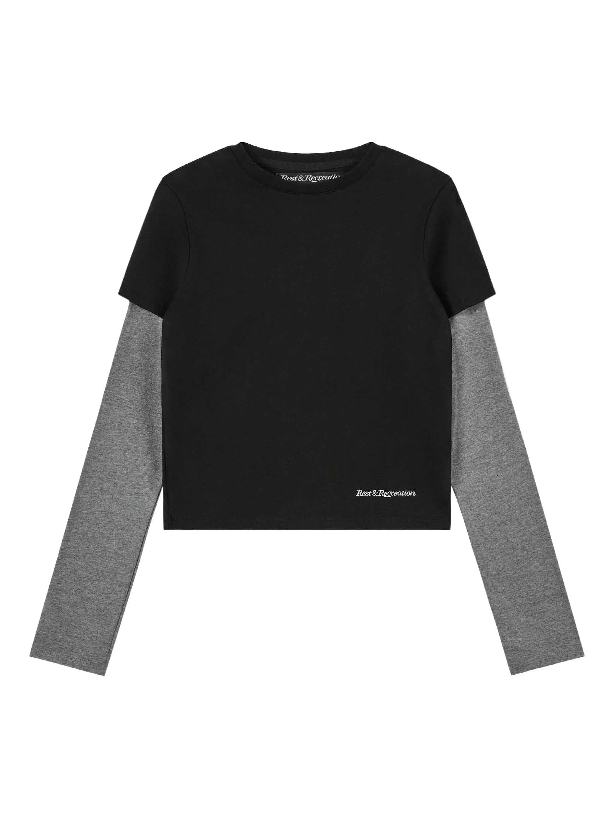 

Топ с многослойными рукавами Rest&Recreation, черный
