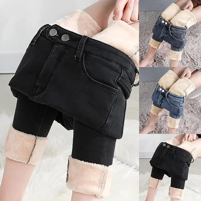 Джинсы утепленные Women, B3 — фото 2