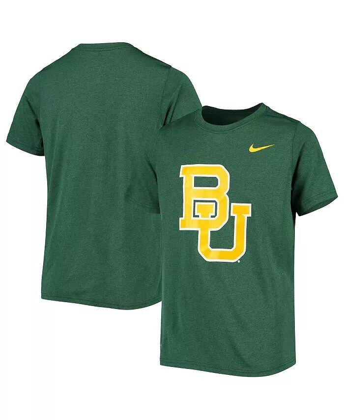 

Зеленая футболка с логотипом Big Boys Baylor Bears Legend Performance Nike, зеленый