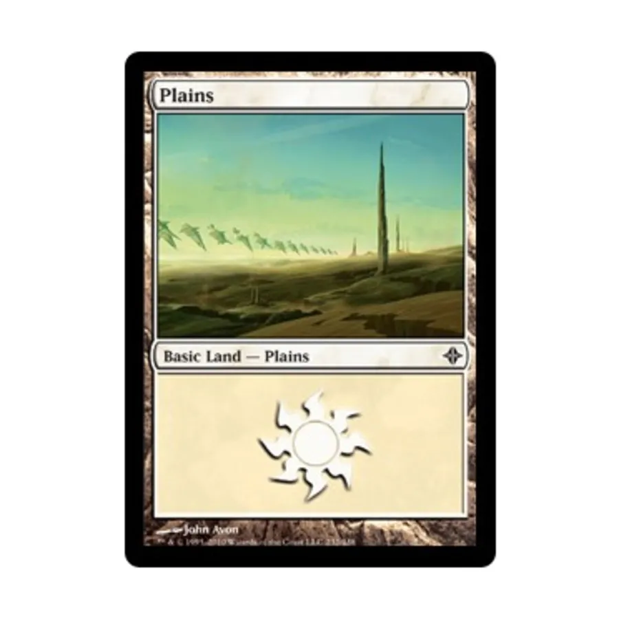 

CCG Plains #232 (C) (фольга), MTG - Rise of the Eldrazi