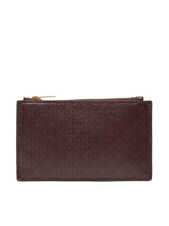 

Большой женский кошелек Emblem Aop Top Zip Cardcase LV04F1084G Calvin Klein, коричневый
