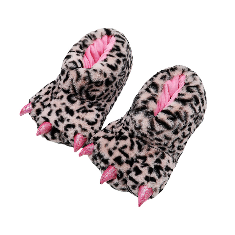 

Домашние хлопковые тапочки Xiaomian, female tiger striped claws