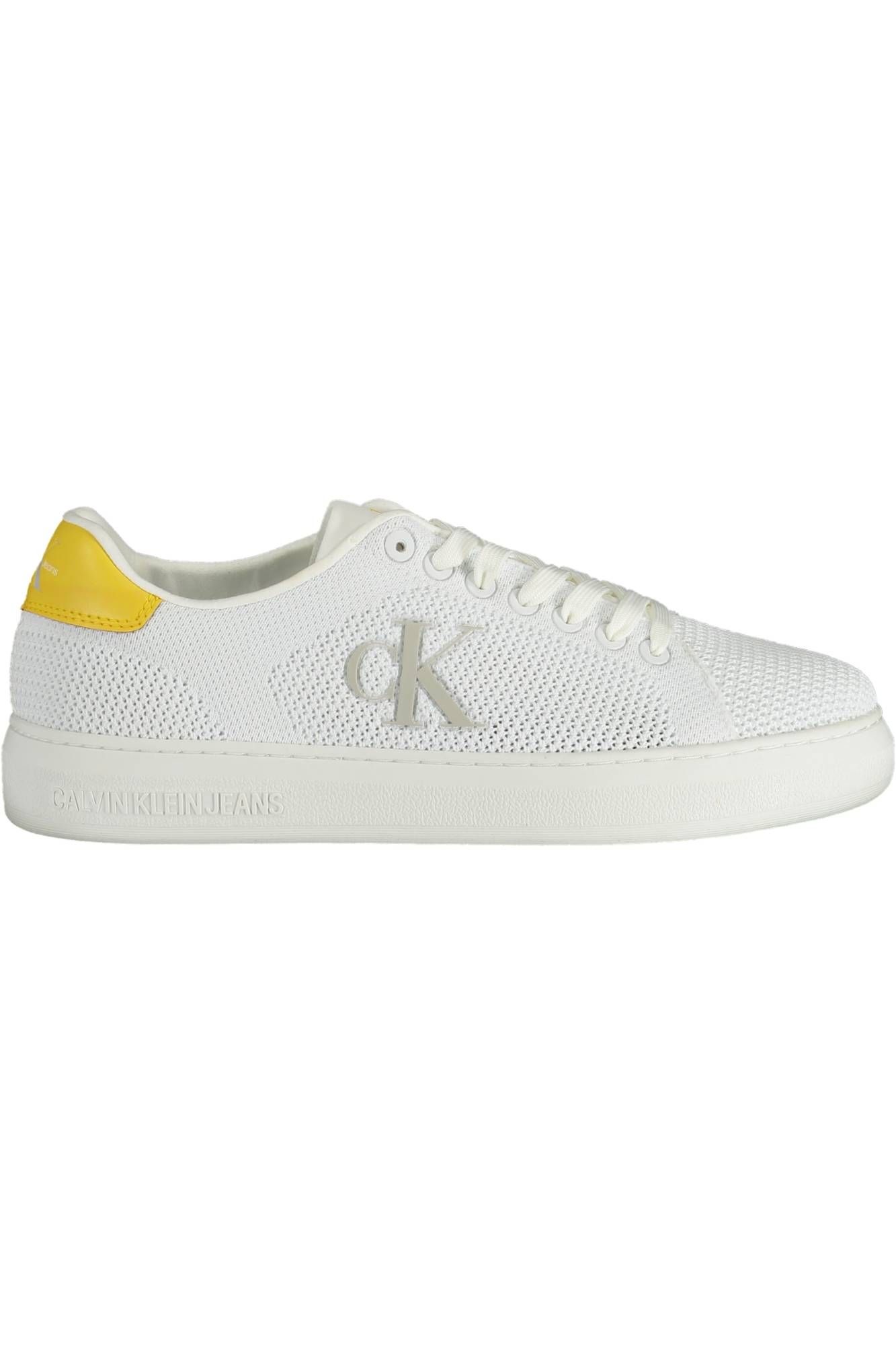 

Белые полиэстеровые мужские кроссовки Calvin Klein