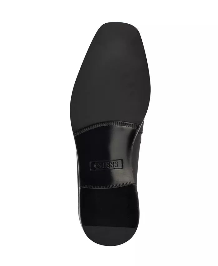 Мужские классические лоферы Haines Square Toe Slip On GUESS, черный — фото 4