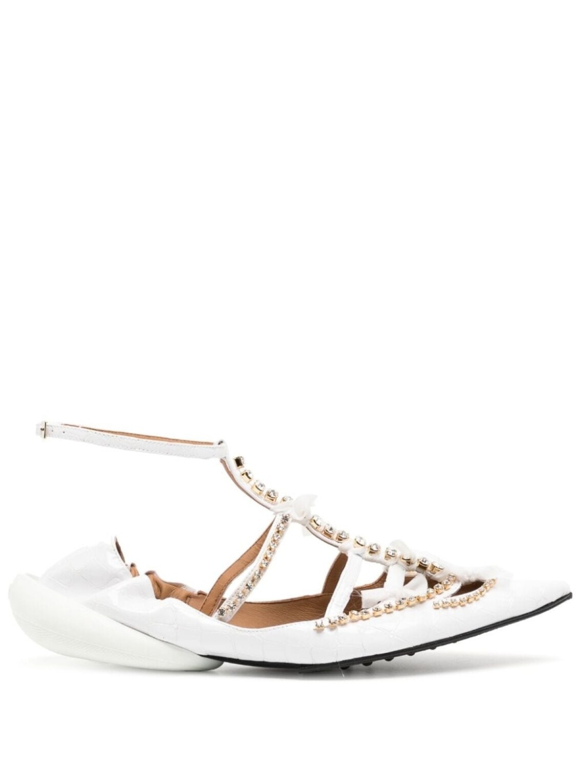 

13 09 Sr балетки Tootsy Croco, белый