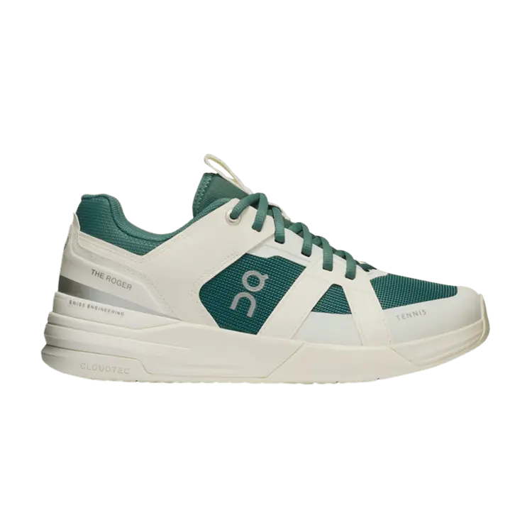 Кроссовки ON Wmns The Roger Clubhouse Pro Ivory Evergreen, зеленый