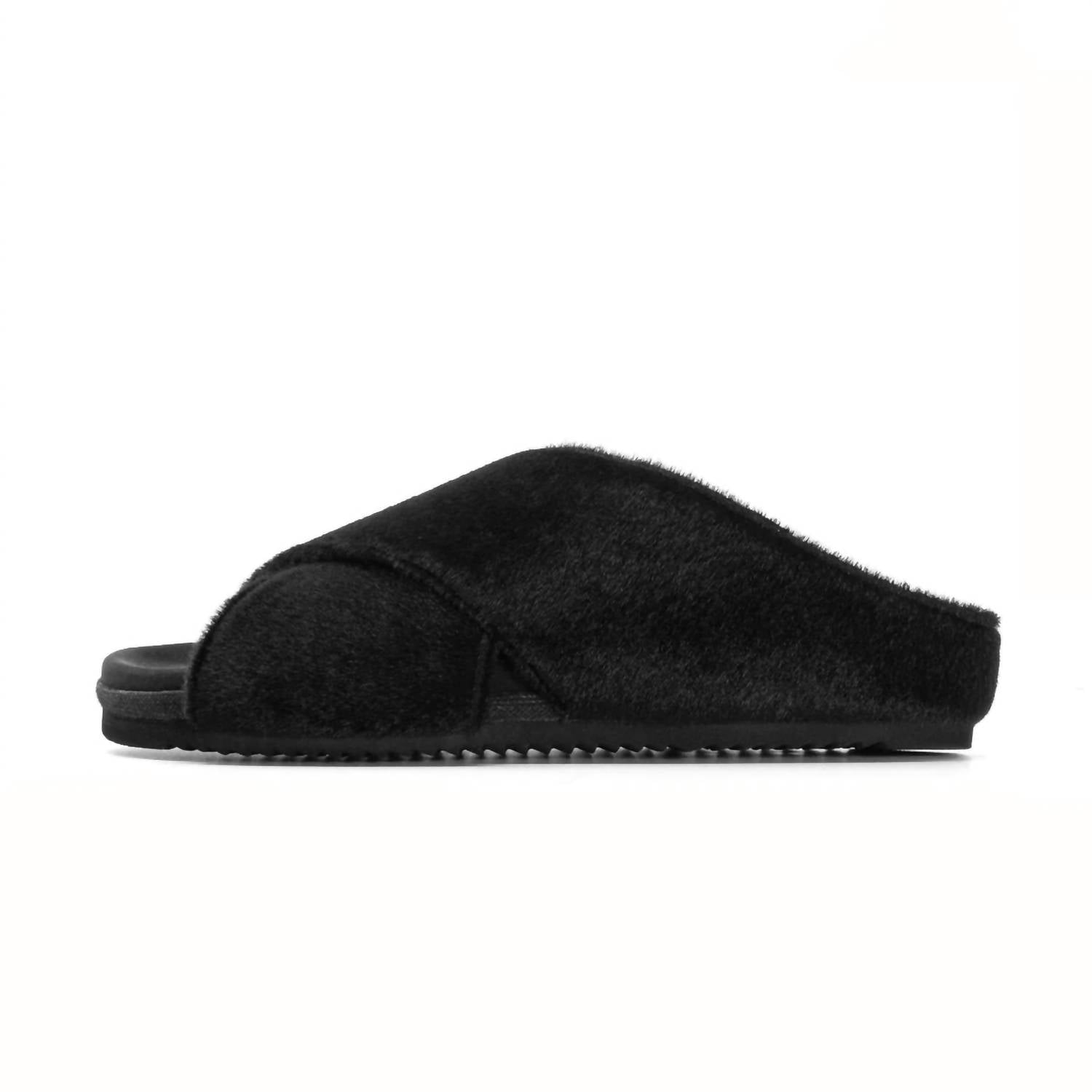 Women's Pony Ultimate-Cross With Faux Calf Hair Sandal In Black ROAM — фото 2