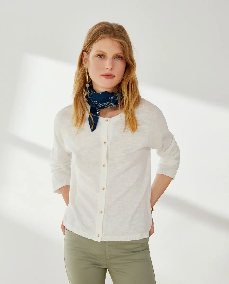 

Хлопковая трикотажная куртка Southern Cotton, белый