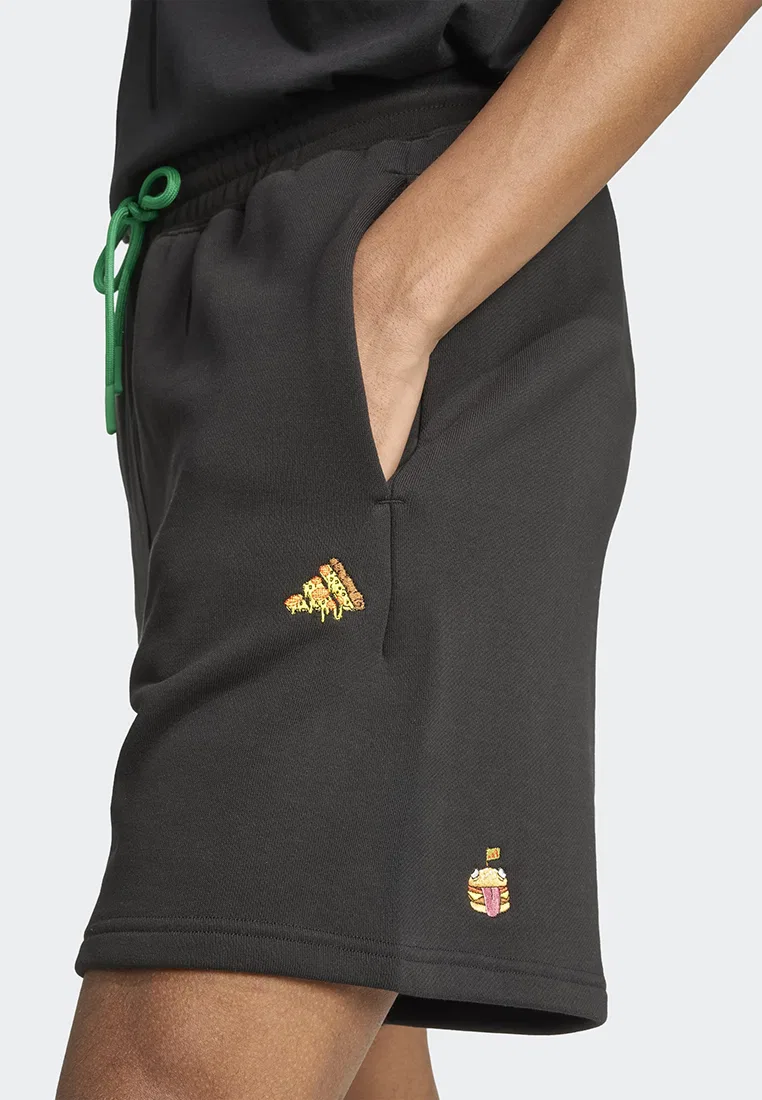 Шорты Fortnite x Adidas, спортивные, черные — фото 4