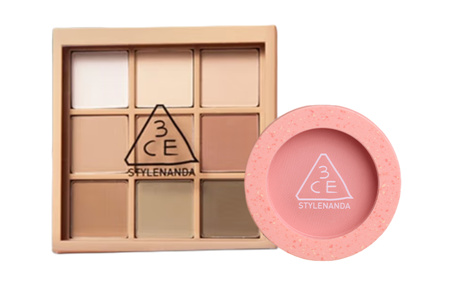 

Палетка для макияжа Spring Limited Blush And Eye Shadow Palette, легко растушевывается, комплектация 5,5г+8,1г 3CE