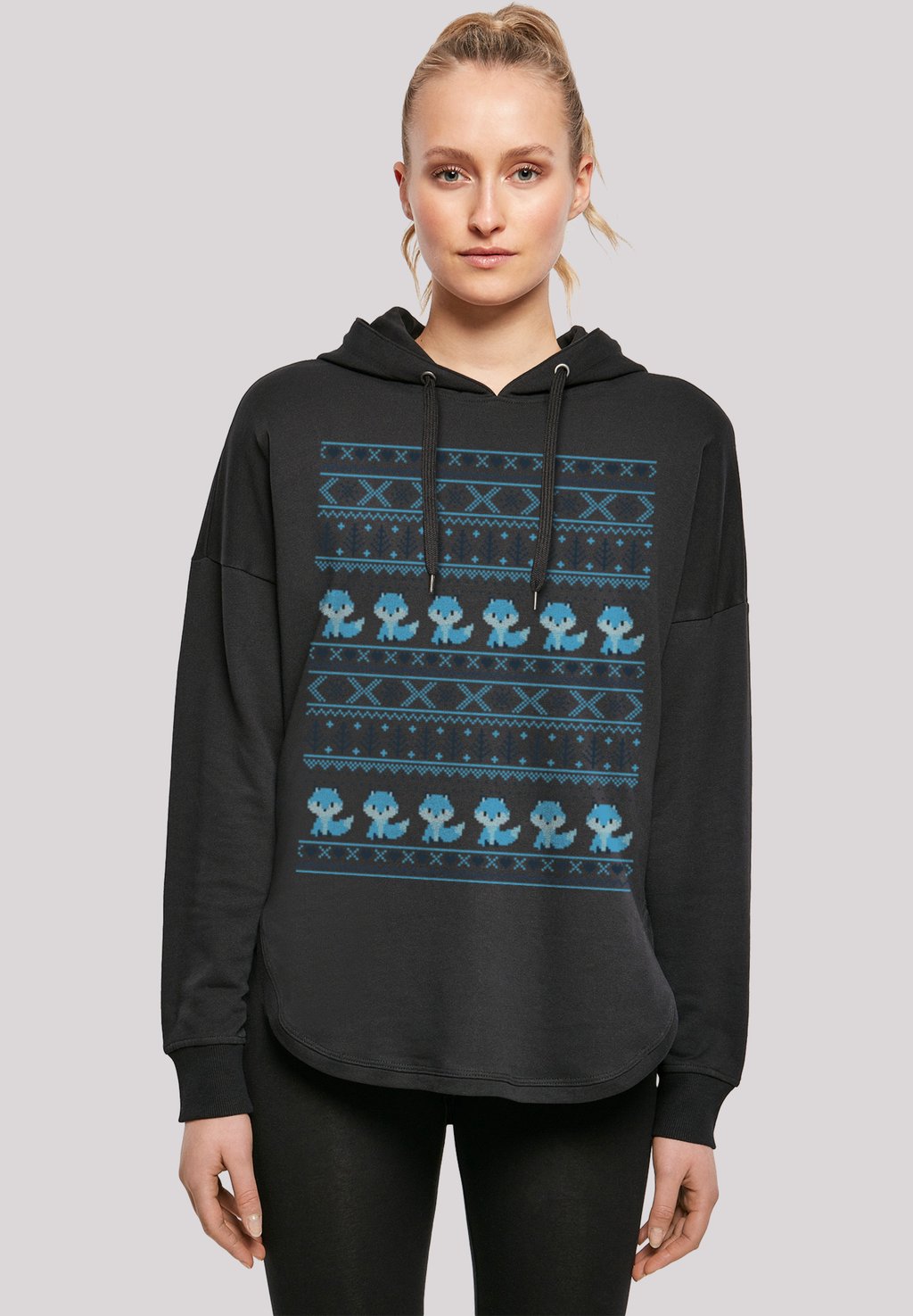 

Толстовка CHRISTMAS FUCHS WEIHNACHTEN - Hoodie F4NT4STIC, черный