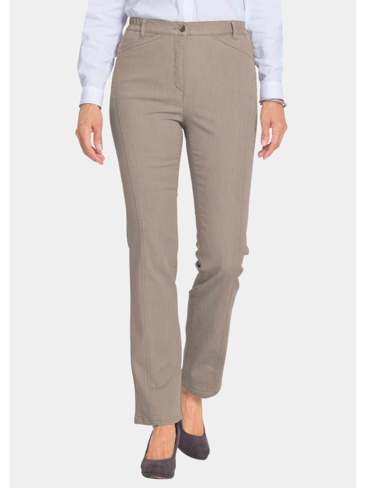 

Джинсы Anna: Идеальные джинсы Anna в серо-коричневом цвете GOLDNER