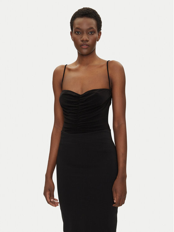 

Стройное боди KK424XPLH21001 Norma Kamali, черный