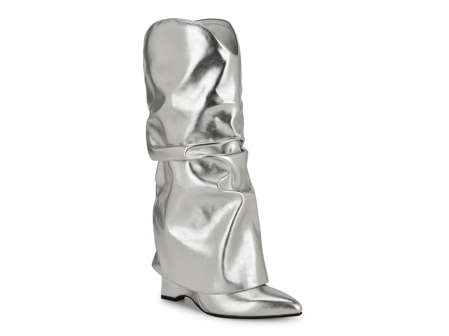 

Ботильоны Amazin Bootie Nine West, серебряный/металлик