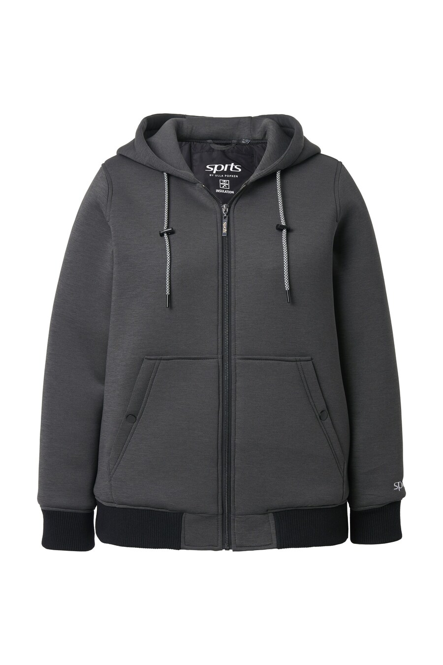 

Демисезонная куртка Ulla Popken, Grey/Black