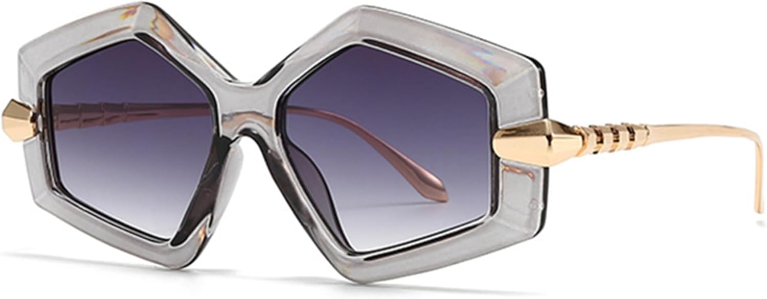 

Солнцезащитные очки Bullabulling квадратной формы для женщин и мужчин, модные многоугольные солнцезащитные очки с защитой от УФ-излучения, ретро-очки с толстой оправой для женщин, C5