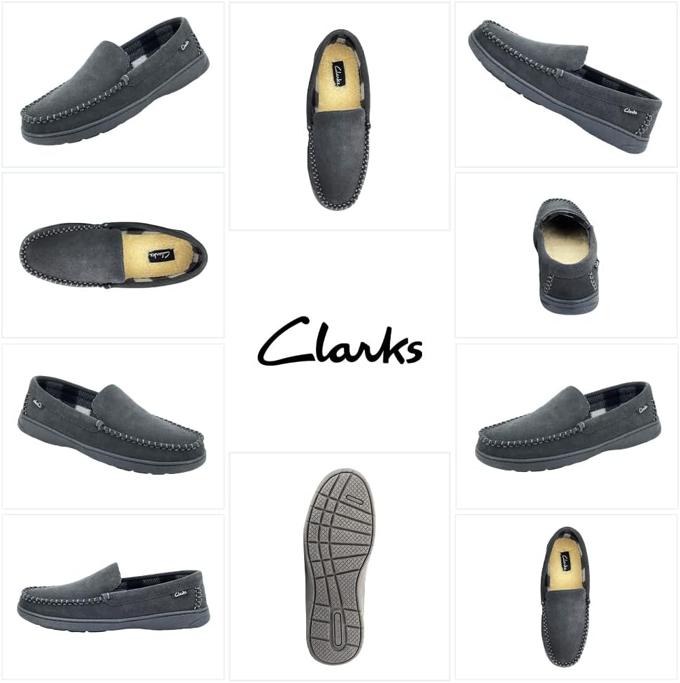 Мокасины для мужчин Clarks, серый — фото 2