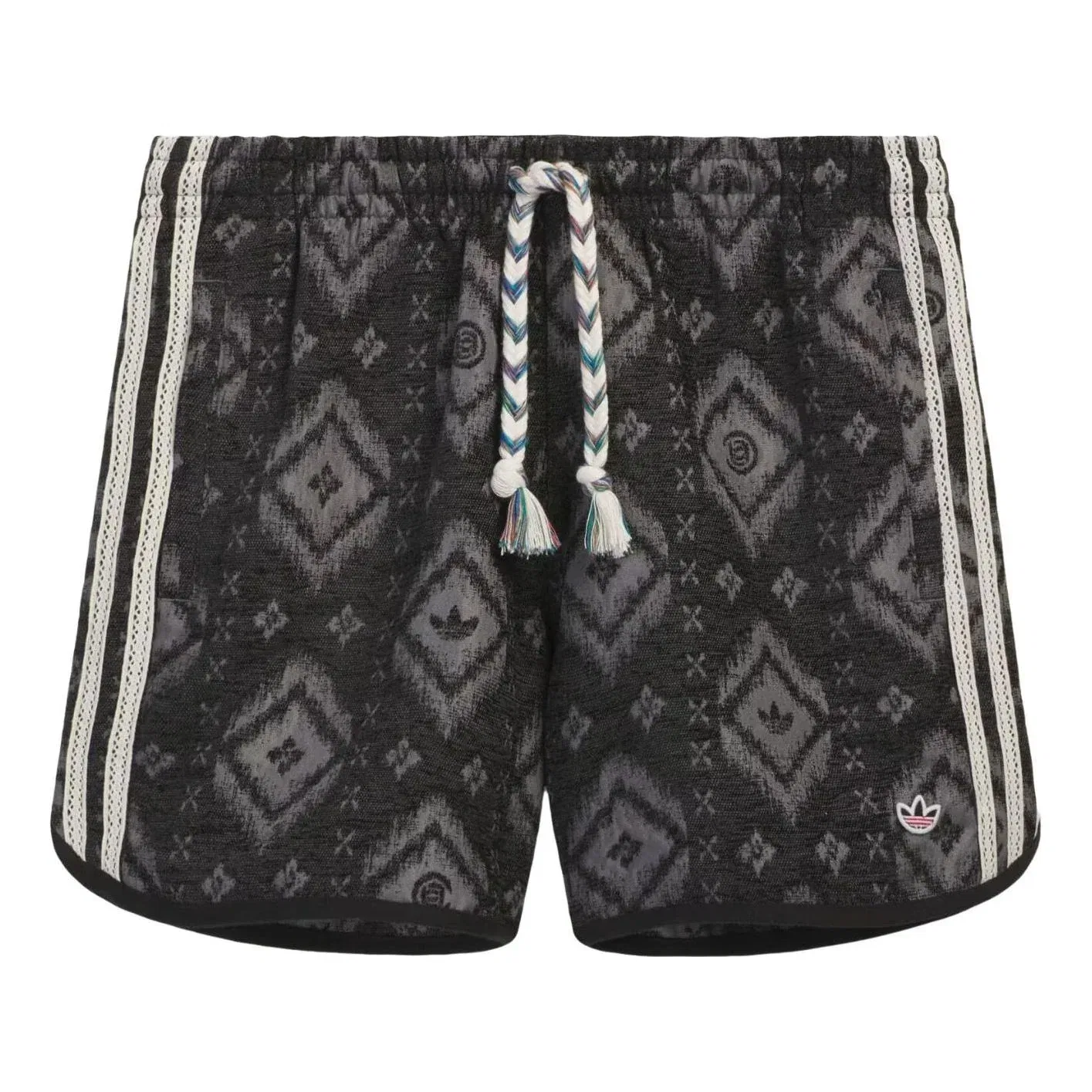 Шорты Adidas x CLOT Heritage Print Short 'Carbon' KE7073, черный