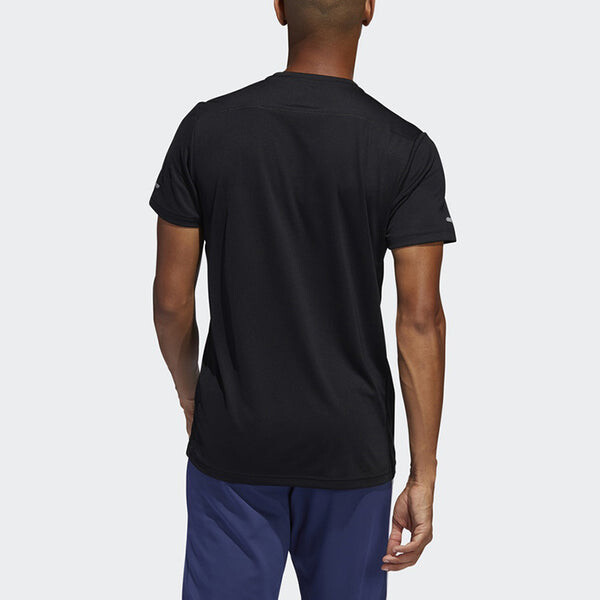 Футболка run it tee pb sports short sleeve black Adidas, черный — фото 4